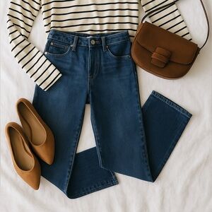 👖 ella moss High Waist Straight Jeans — Size 6/28